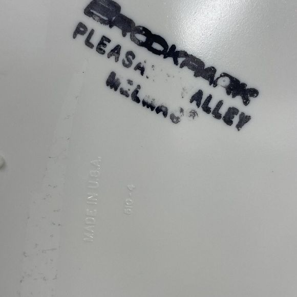 Set 4 Vtg Brookpark Melamine Melmac Plates Pleasant Valley Floral Grannycore - Picture 7 of 8